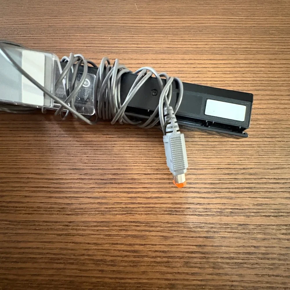 Nintendo‎ Wii Sensor Bar RVL-014 Wired Grey Black Good OEM Replacement Accessory